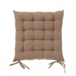 Wadiga Housses De Chaises Et Galettes De Chaises Coussin De Chaise Carré Marron - 40x40x7cm