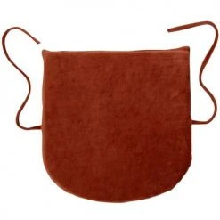 Maisons Du Monde Housses De Chaises Et Galettes De Chaises Galette De Chaise En Velours Côtelé Fin Jaune Et Marron