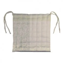 Garnier Thiebaut Housses De Chaises Et Galettes De Chaises Galette De Chaise Enduit Imperméable Beige 38X38