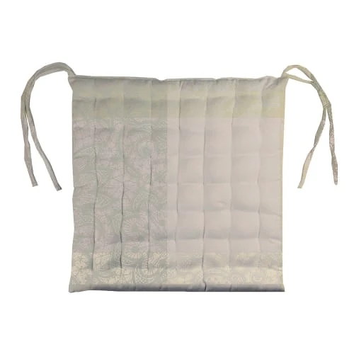 Garnier Thiebaut Housses De Chaises Et Galettes De Chaises Galette De Chaise Enduit Imperméable Beige 38X38