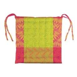 Garnier Thiebaut Housses De Chaises Et Galettes De Chaises Galette De Chaise Enduit Imperméable Multicolore 38X38