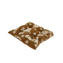 Grenier Alpin Housses De Chaises Et Galettes De Chaises Galette De Chaise Style Montagne Sapin Marron