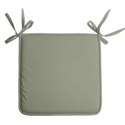 Home Maison Housses De Chaises Et Galettes De Chaises Galette De Chaise Unie Aux Multiples Couleurs Polyester Sauge 38 X 38