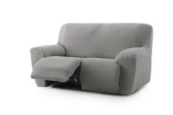Eysa Housses De Canapé Housse De Canapé 2 Places Relax Extensible Gris Clair 150 - 200