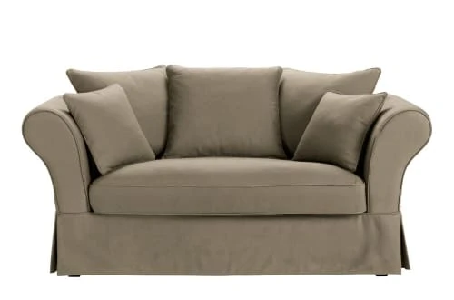 Maisons Du Monde Housses De Canapé Housse De Canapé 2 Places Taupe