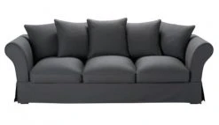 Maisons Du Monde Housses De Canapé Housse De Canapé 4/5 Places Gris Ardoise