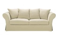 Maisons Du Monde Housses De Canapé Housse De Canapé Fixe Et Convertible 3/4 Places (6 Cm) En Lin Froissé Bleu Céladon