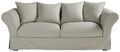 Maisons Du Monde Housses De Canapé Housse De Canapé Fixe Et Convertible 3/4 Places (matelas 6 Cm) Gris Clair