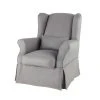 Maisons Du Monde Housses De Fauteuil Housse De Fauteuil En Lin Grise