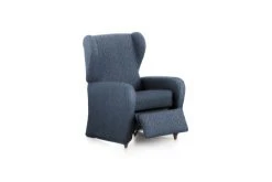 Eysa Housses De Fauteuil Housse De Fauteuil Relax Extensible Bleu 60 - 85 Cm