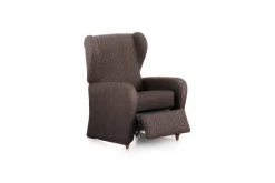 Eysa Housses De Fauteuil Housse De Fauteuil Relax Extensible Marron 60 - 85 Cm