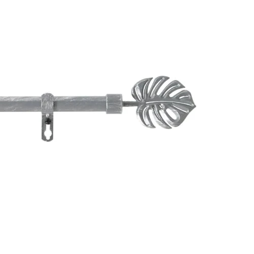 Douceur D'Intérieur Accessoires Rideaux Et Stores Kit Tringle Extensible Patine Gris/argent 120 à 210cm